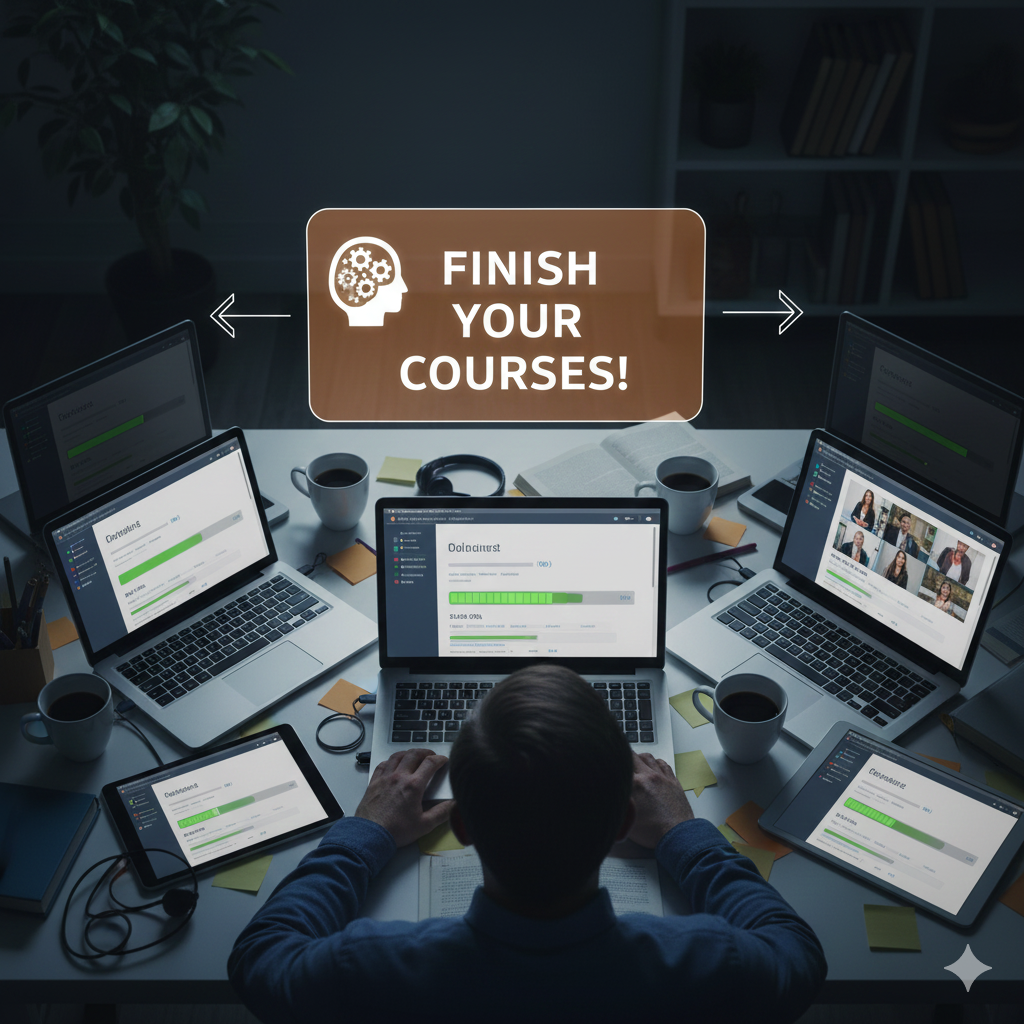 Why You Finish Only 10% of Your Courses (and How to Change That)
